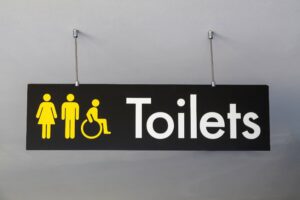 An image of a toilet sign.