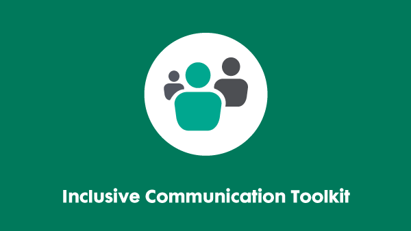 Inclusive Communication Toolkit banner image.