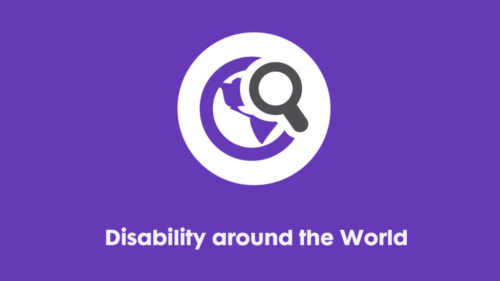 Disability around the World banner image.